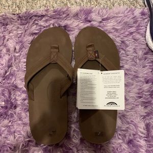 Mens Rainbow Flip Flops